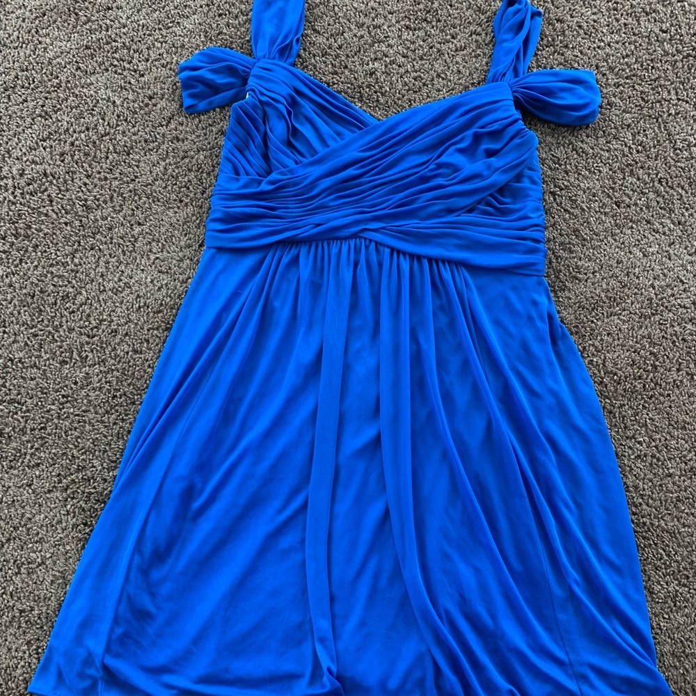 David’s Bridal Royal Blue Dress